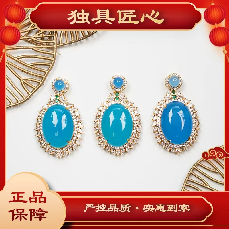 天然玉石保 DMH99-6 时尚甄选热卖面复古吊坠 多样性发其一