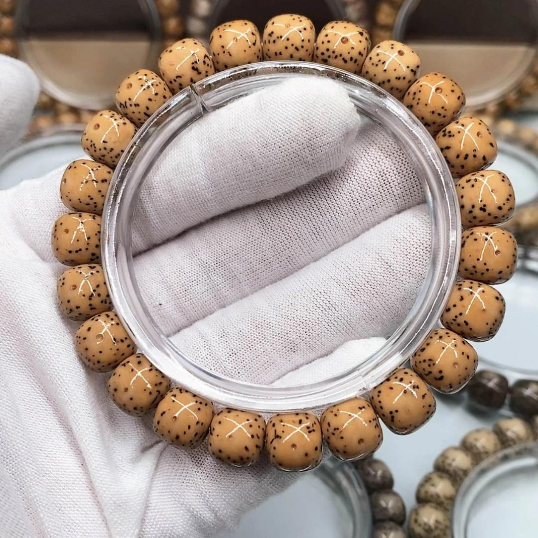 【闪购商品】手串星月菩提9×10一物一图原生态同枝大眼睛福利