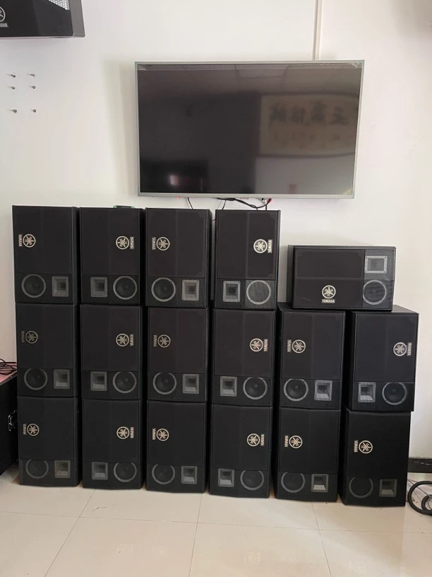 日本雅马哈音箱三分频10寸原装正品 一对价格不包邮