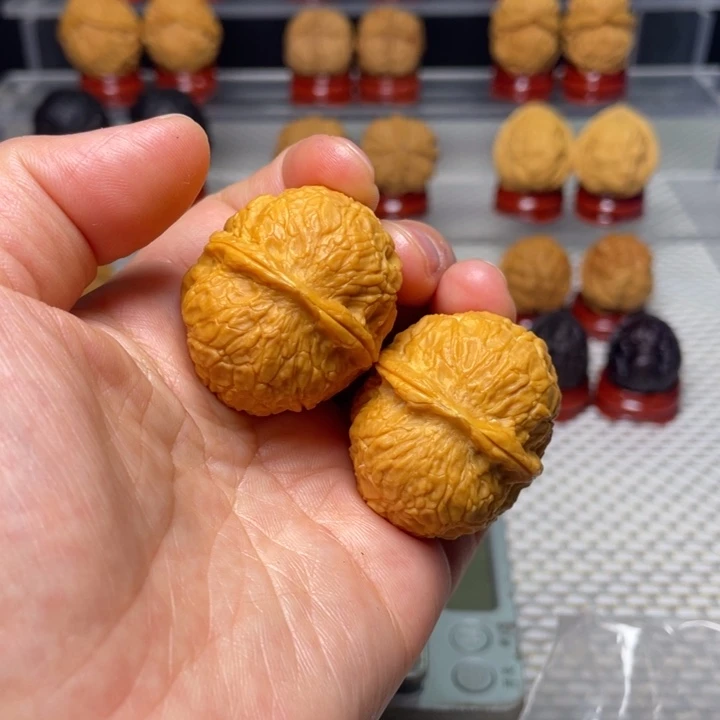 文玩核桃把件29龟甲元宝蟾