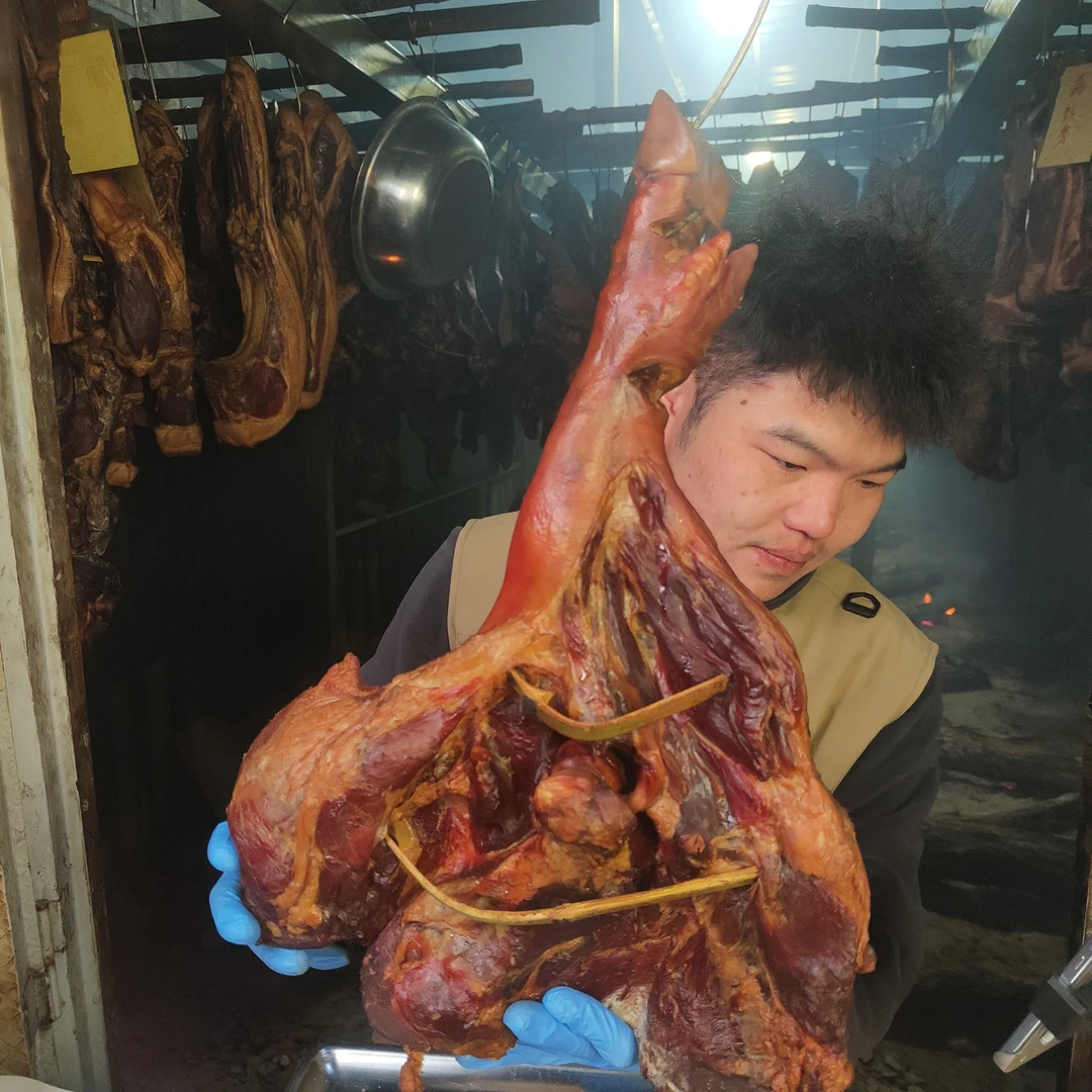 【称重】紫阳农家柴火烟熏土猪肉腊肉(30)
