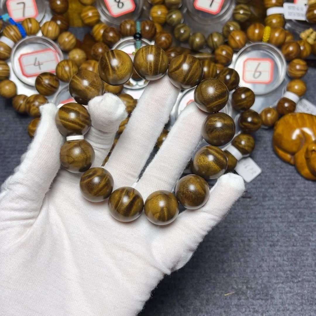 手串/手链楠木（金丝楠）阴沉1.8水波118