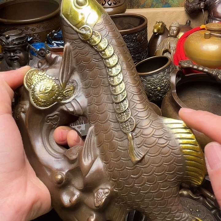精美铜器批发档口