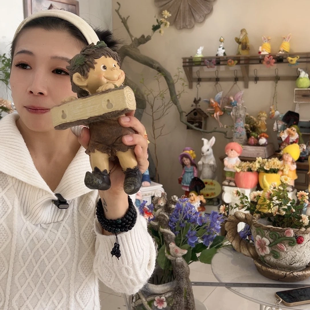花园摆件红红火火