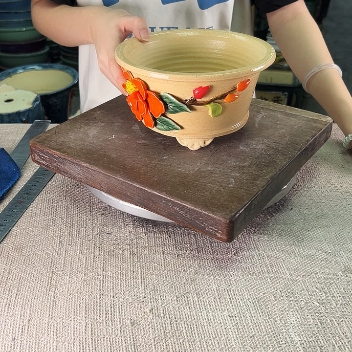 泳坤堂石湾盆陶瓷