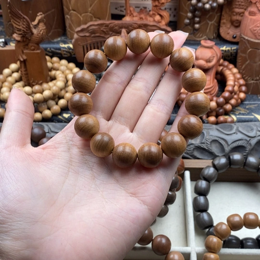 檀香木手串/手链迈索尔，老山檀，奶香1.5，沉水