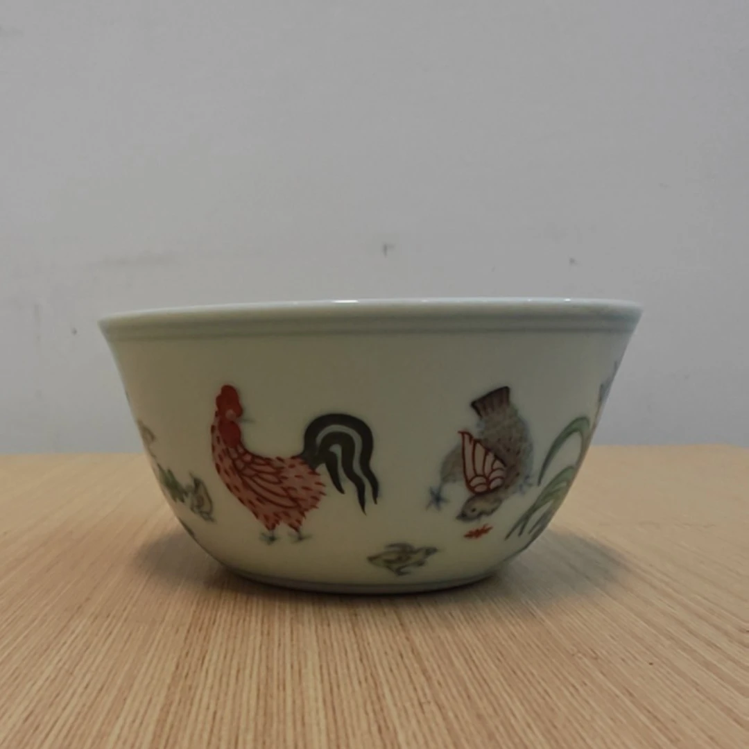 【传世官窑】茶道鸡缸杯瓷流水10