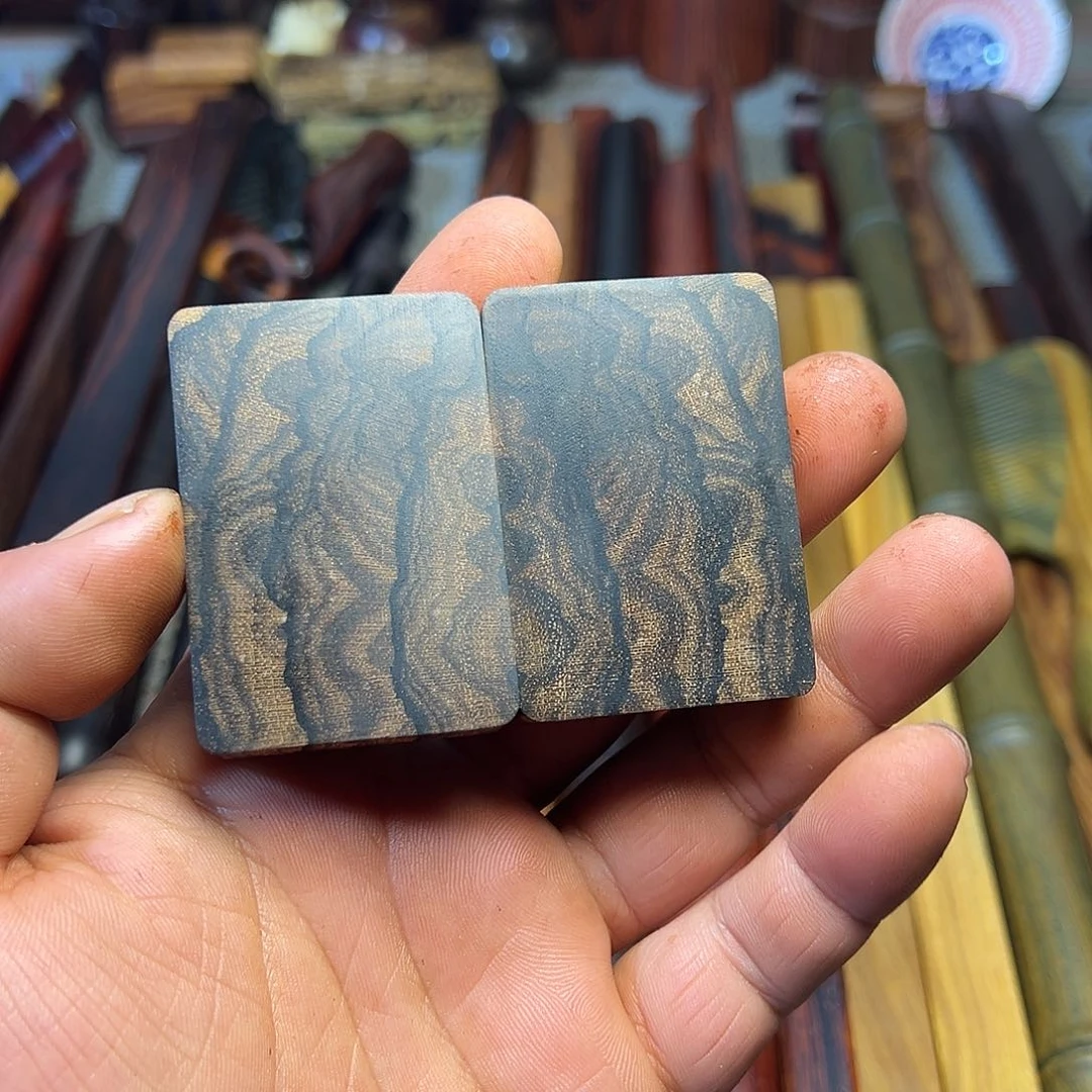 维腊木（绿檀）黑柿木