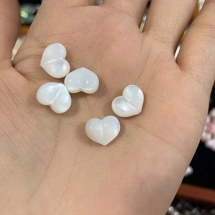 玛瑙/玉髓合金珠宝半成品2颗大号12mm珍珠贝屁桃竖孔