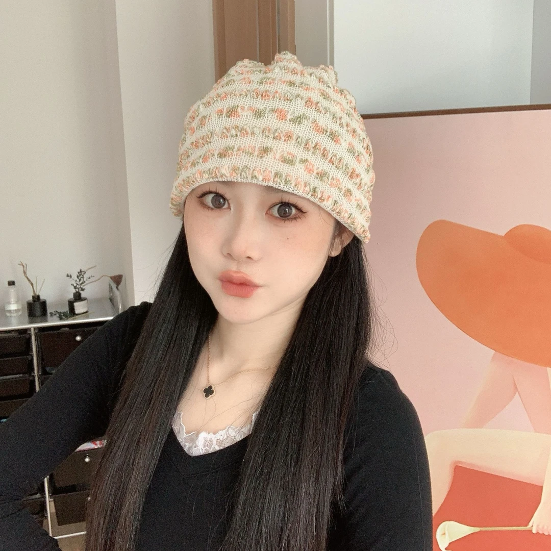 月子帽春夏秋季孕妇包头帽薄款双层柔软镂空透气显脸瘦产妇套头帽