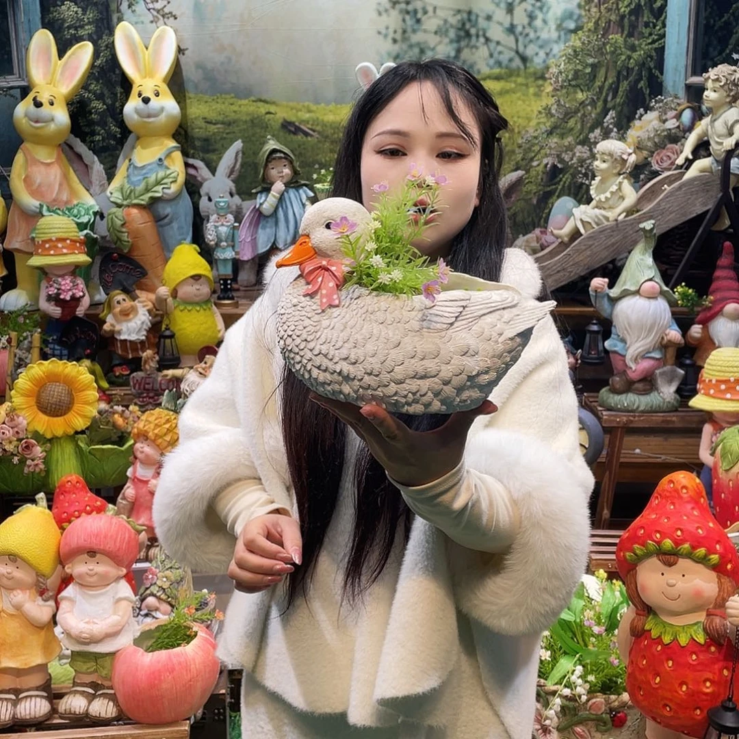 摆件花园摆件红红火火