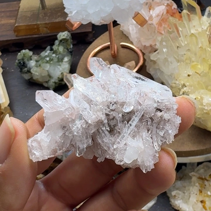 池***恩未镶嵌水晶珠宝半成品