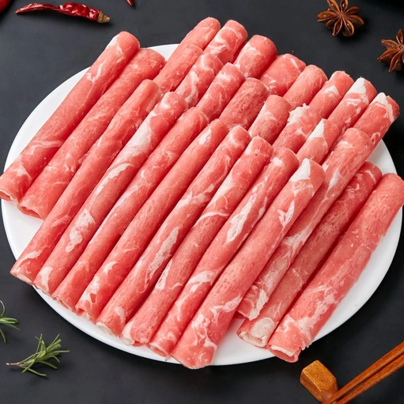 精选羔羊肉卷500g/盒新鲜精选羊肉片火锅食材