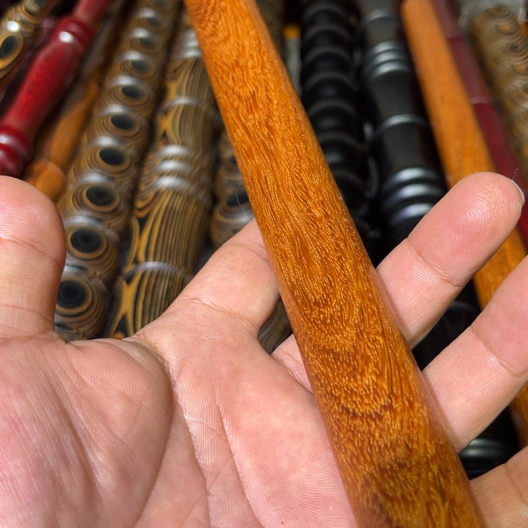 方***尚乌木类金星紫檀圆棍