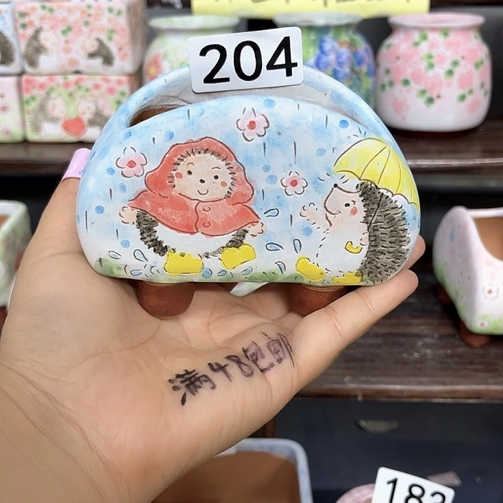 手工制作多肉花盆
