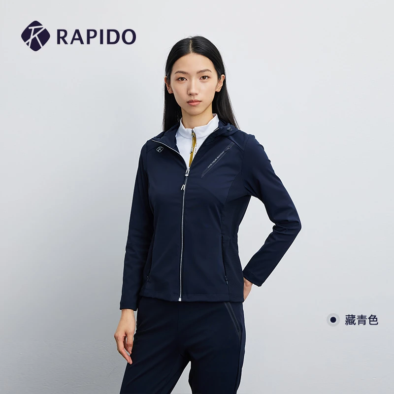 RAPIDO雳霹道2025年早秋女士休闲日常柔软连帽夹克外套CP5776G02