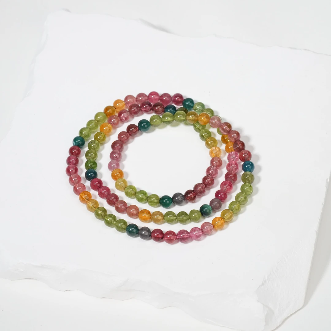 【普陀山欢喜】碧玺多圈手串（发货多样性一件）K22323