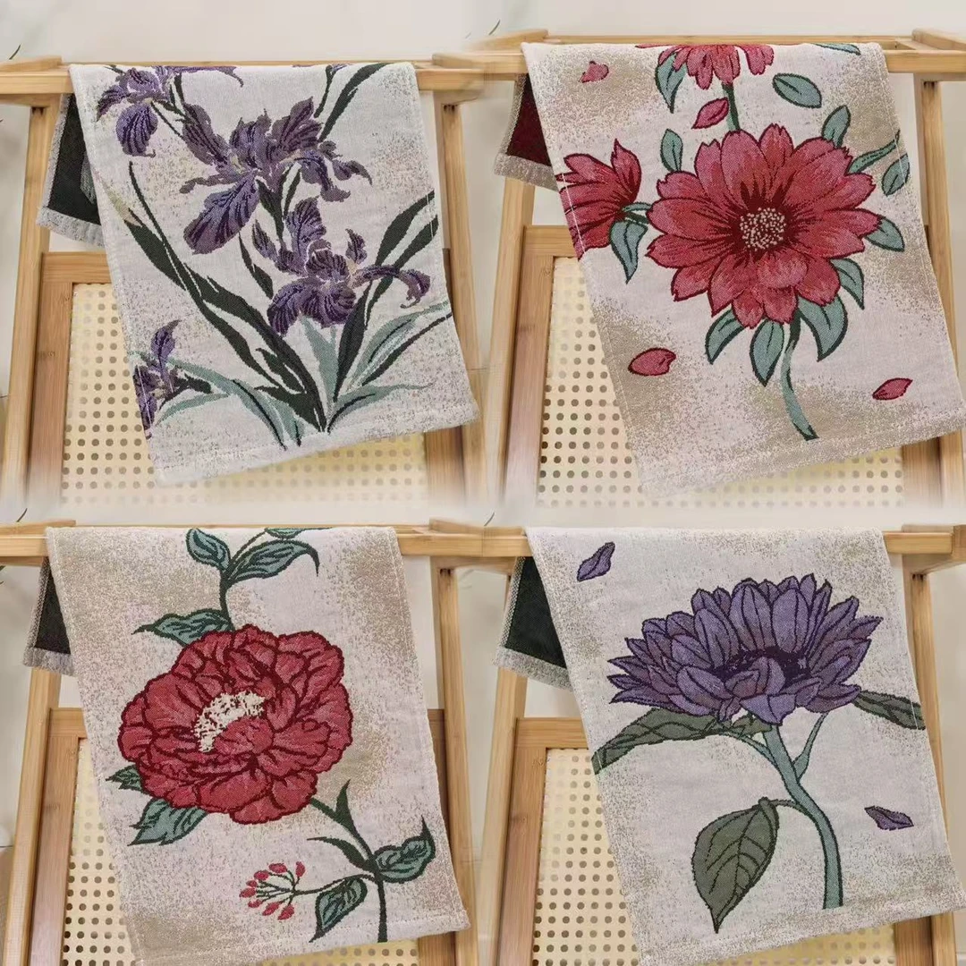 【一枝独秀】拍一发四纯棉简约毛巾柔软成人家用吸水