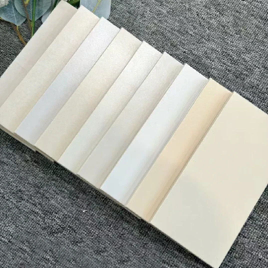 （瓷砖小样板）55度超白胚柔光金丝绒瓷砖地板砖奶油风卫生间墙砖