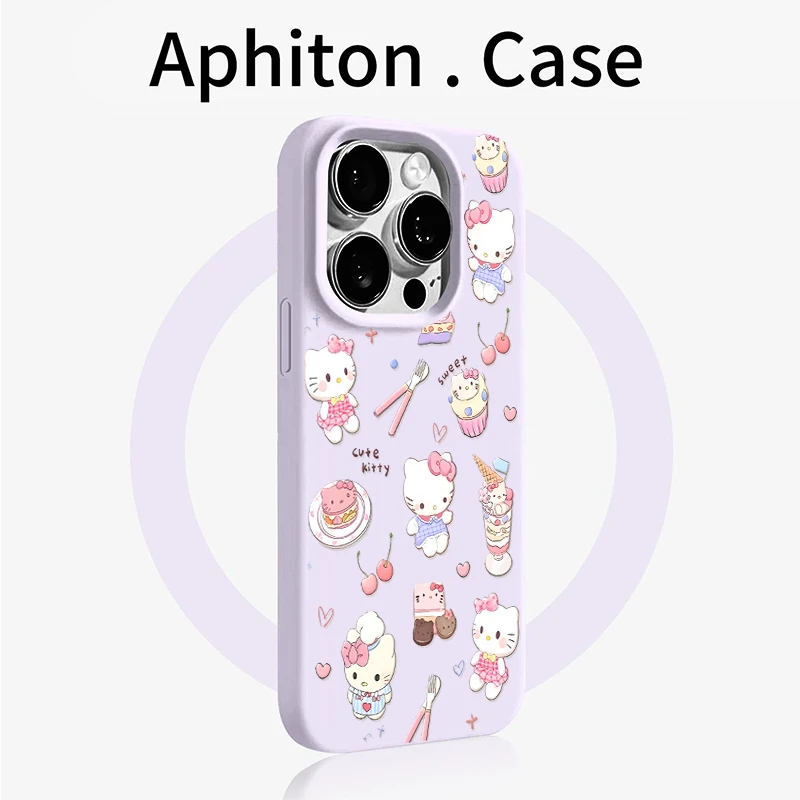 SMBLCE甜品凯蒂糯米壳适用苹果17/16手机壳华为P70vivo小米15oppo