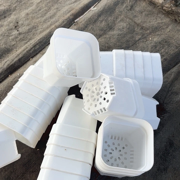 6.5公分白方盆120个