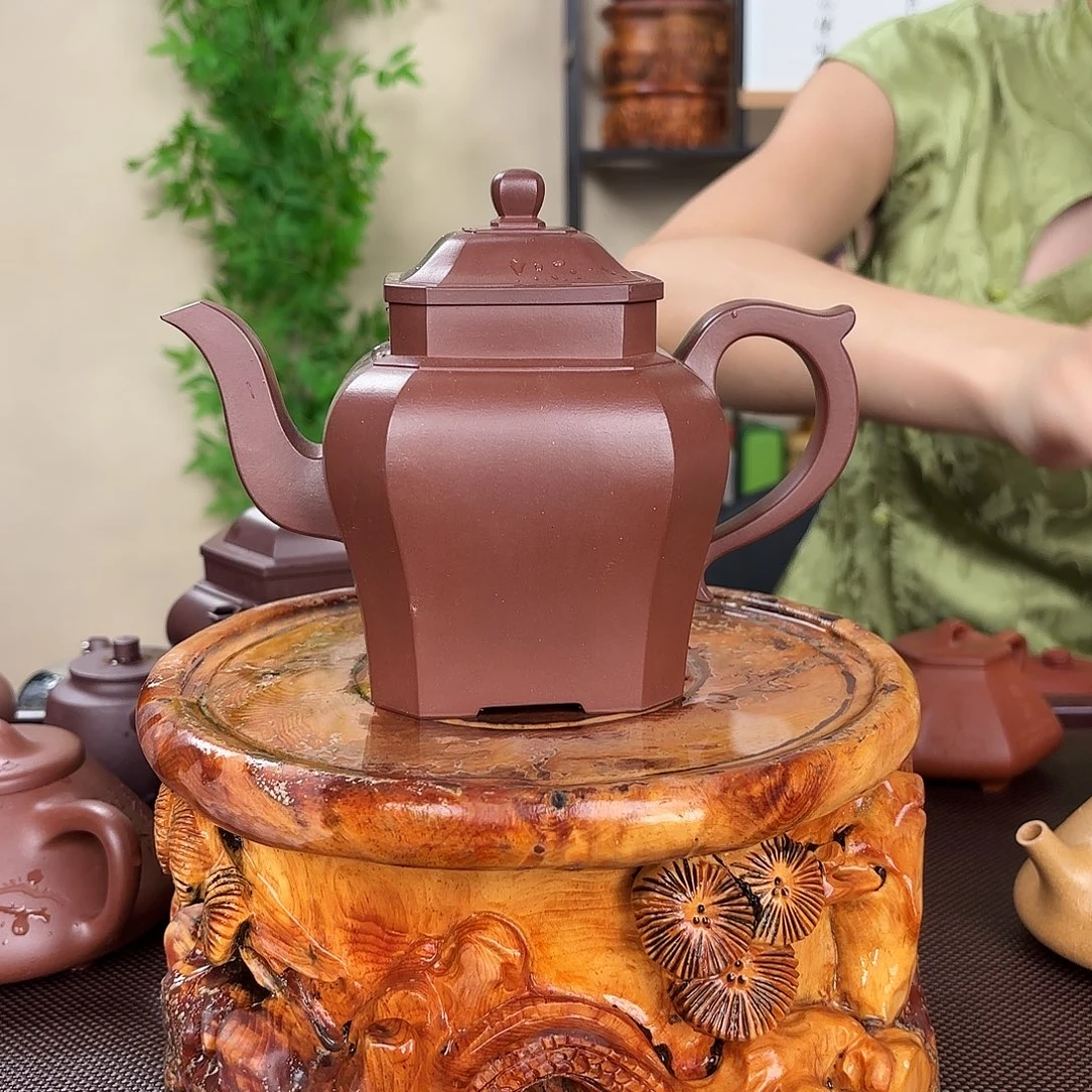 紫砂茶壶原矿泥料紫砂