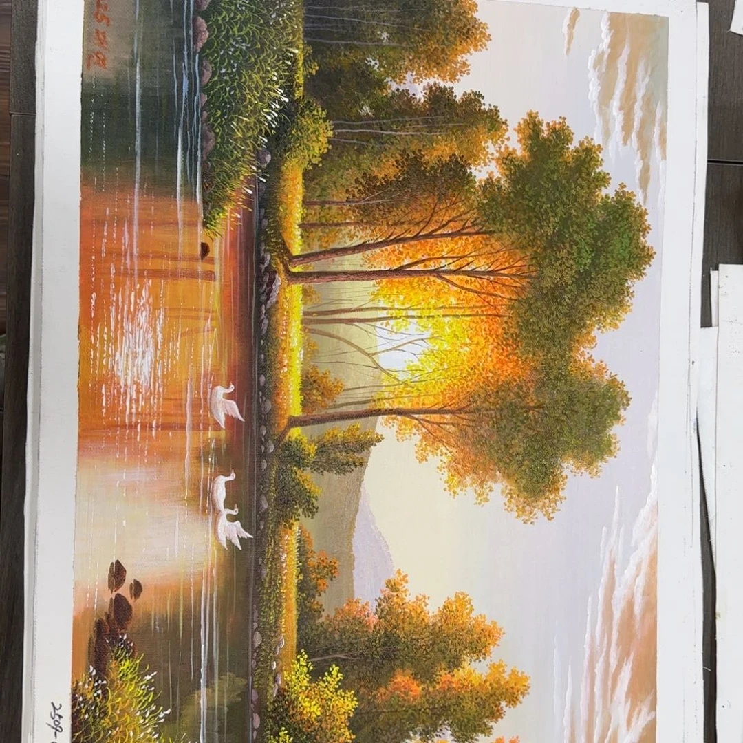 油画加油加油努力加油加油