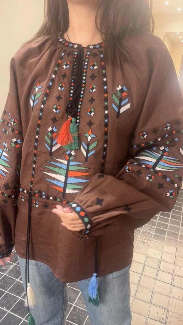 亚麻刺绣 主播讲解款