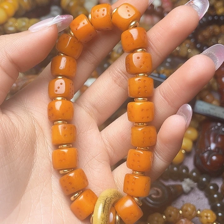 石***鱼牦牛骨手持手串卡11