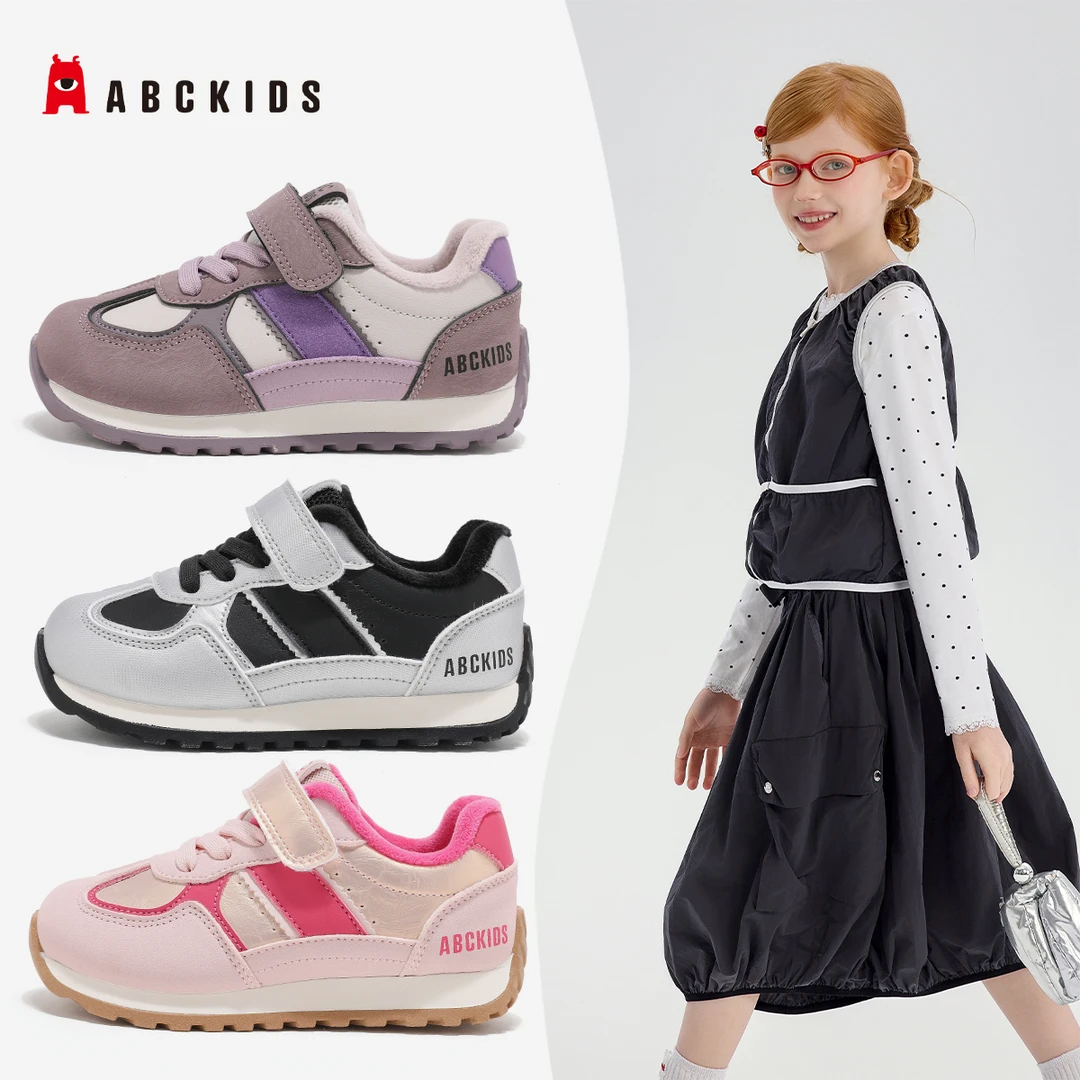 ABCKIDS冬季新款加绒时尚百搭运动鞋SY553603888AX