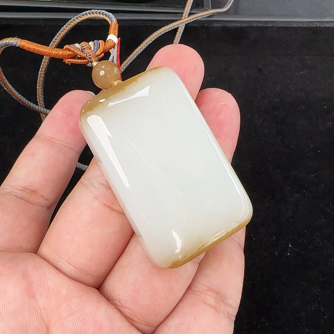 和田玉未镶嵌吊坠(不含链)