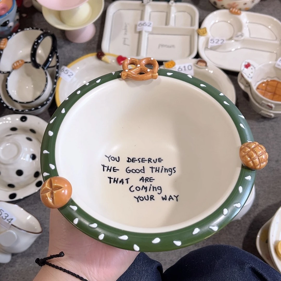 陶瓷7寸碱水结大面碗陶瓷餐具系列