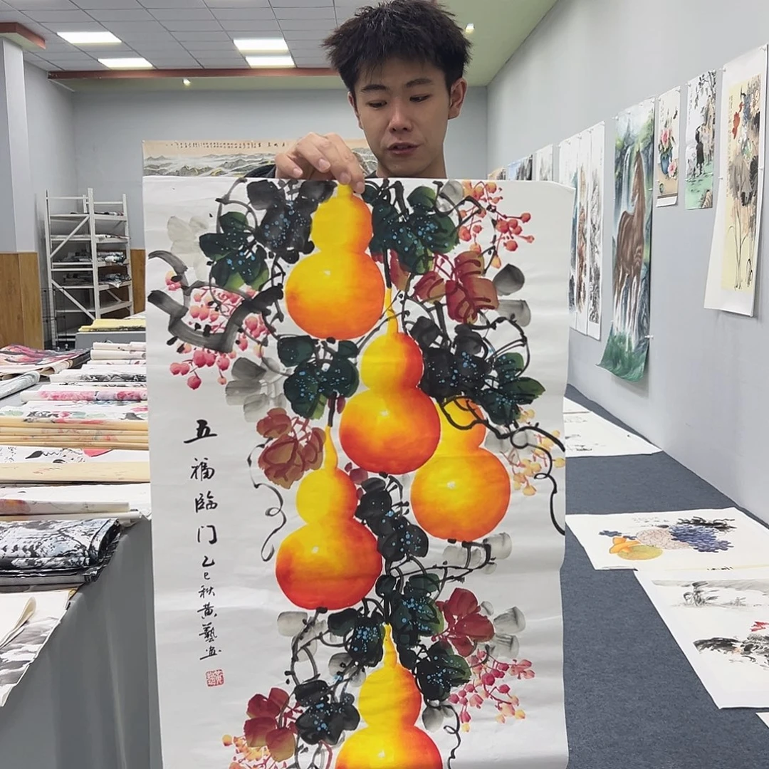 国画国画作品纯手绘作品
