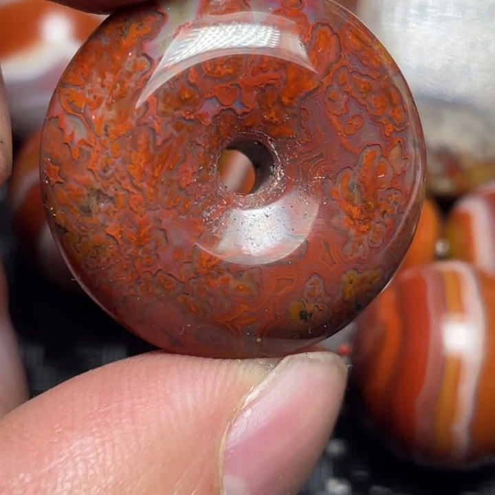 家***虎玛瑙/玉髓未镶嵌玛瑙