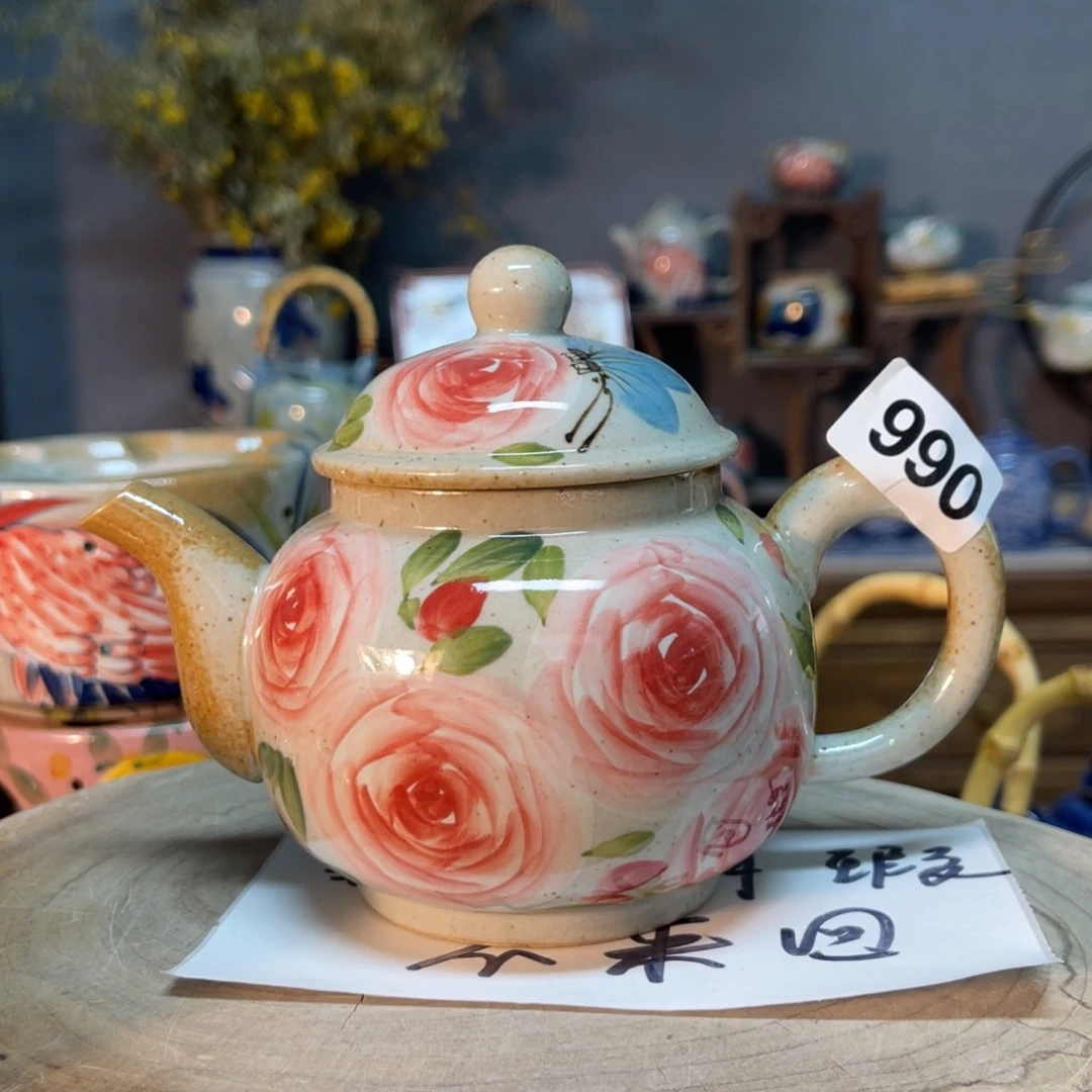 杯素浅陶瓷手工手绘