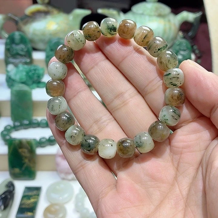 独山玉未镶嵌手串卡10