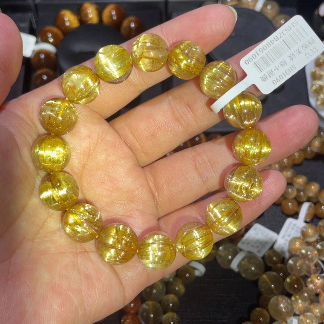 水晶手链未镶嵌钛晶13mm左右