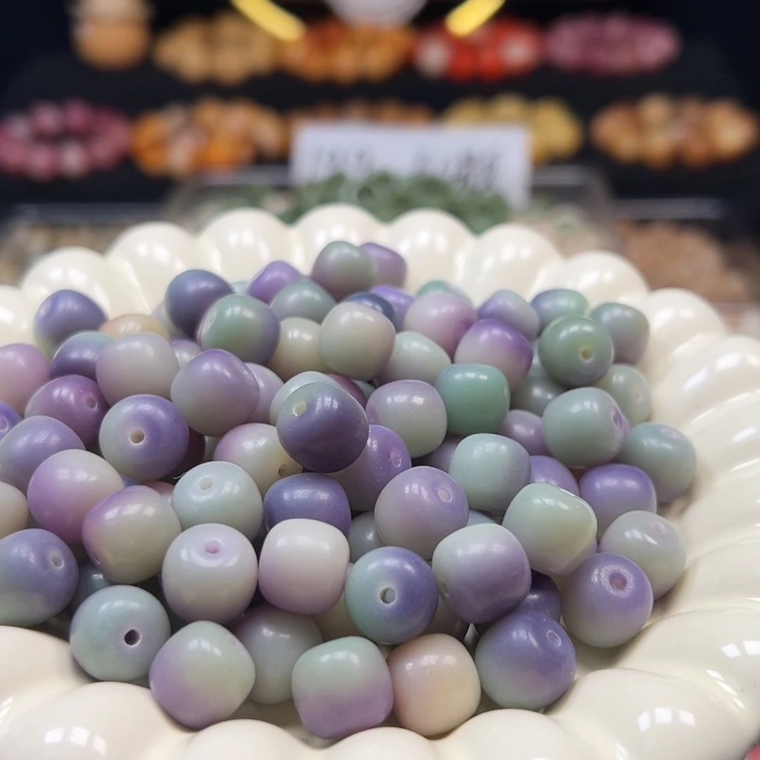 手串菩提根/象牙果卡12紫飘云120颗