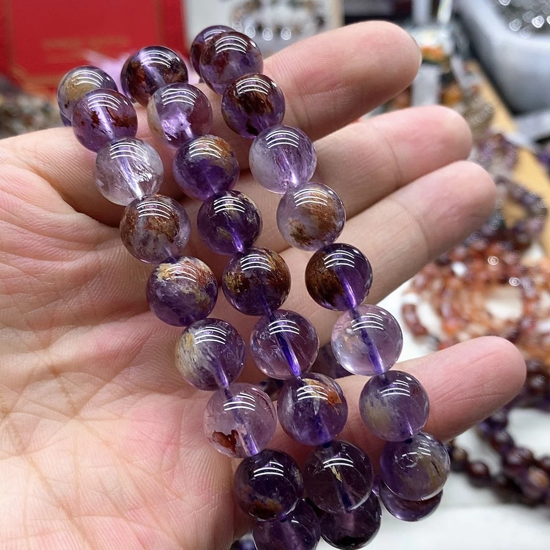 水晶手链未镶嵌多样性发货发一条