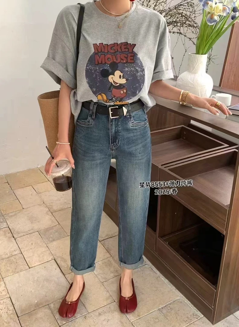 聚彩jucai【2025早春新款哈伦牛仔裤】8553