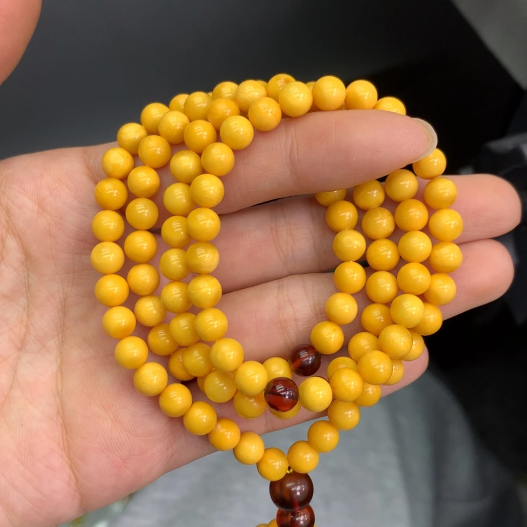 琥珀未镶嵌珠宝奇石6mm➕