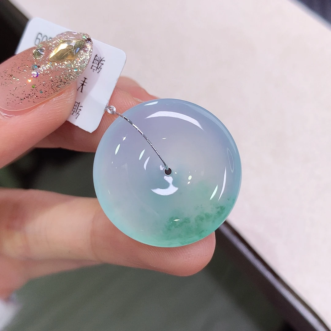 翡翠未镶嵌颈饰24.5-6