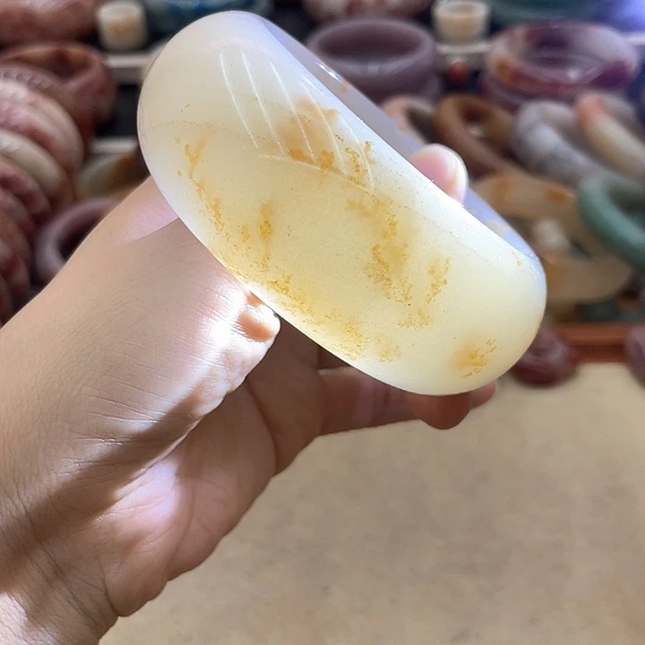 石英质玉圈口58未镶嵌