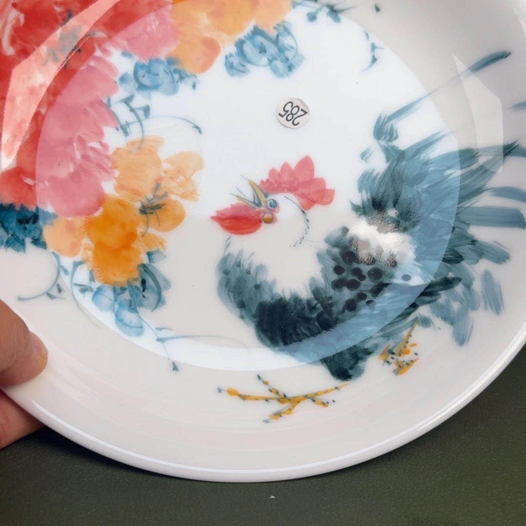 瓷景德镇纯手绘茶具圆圆285