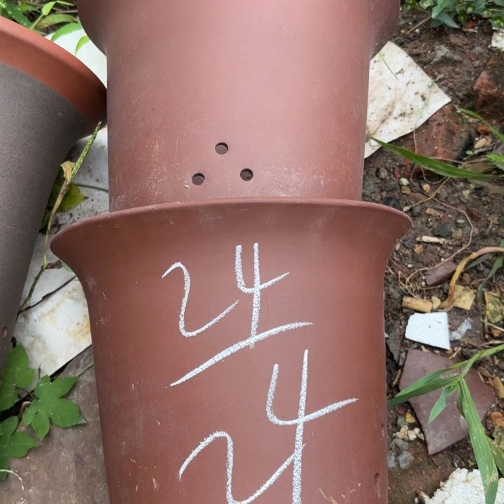 紫砂花盆紫砂的花
