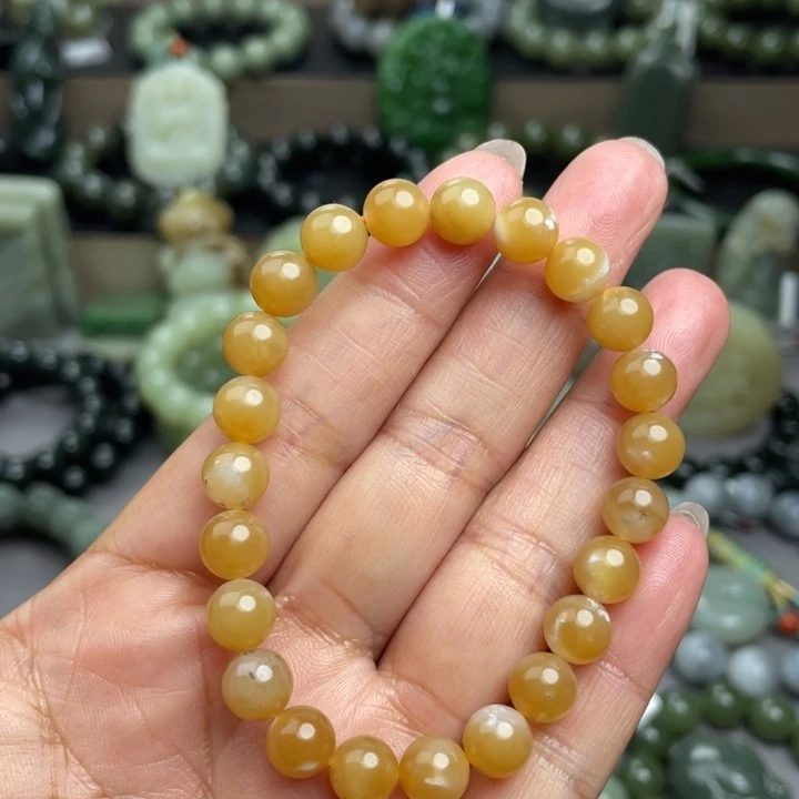 和田玉未镶嵌手链