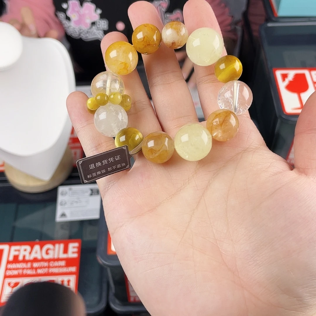 水晶银S925镶嵌手链
