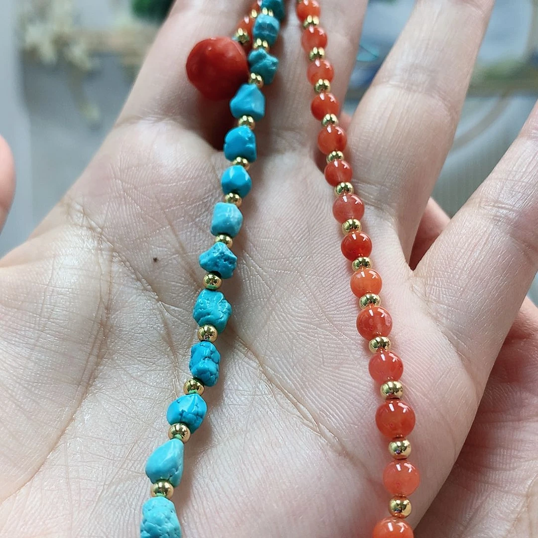 未镶嵌绿松石珠宝奇石