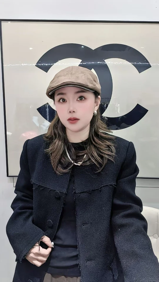 街头风女圆领小香风暗扣短外套短款拼接黑色复古秋冬