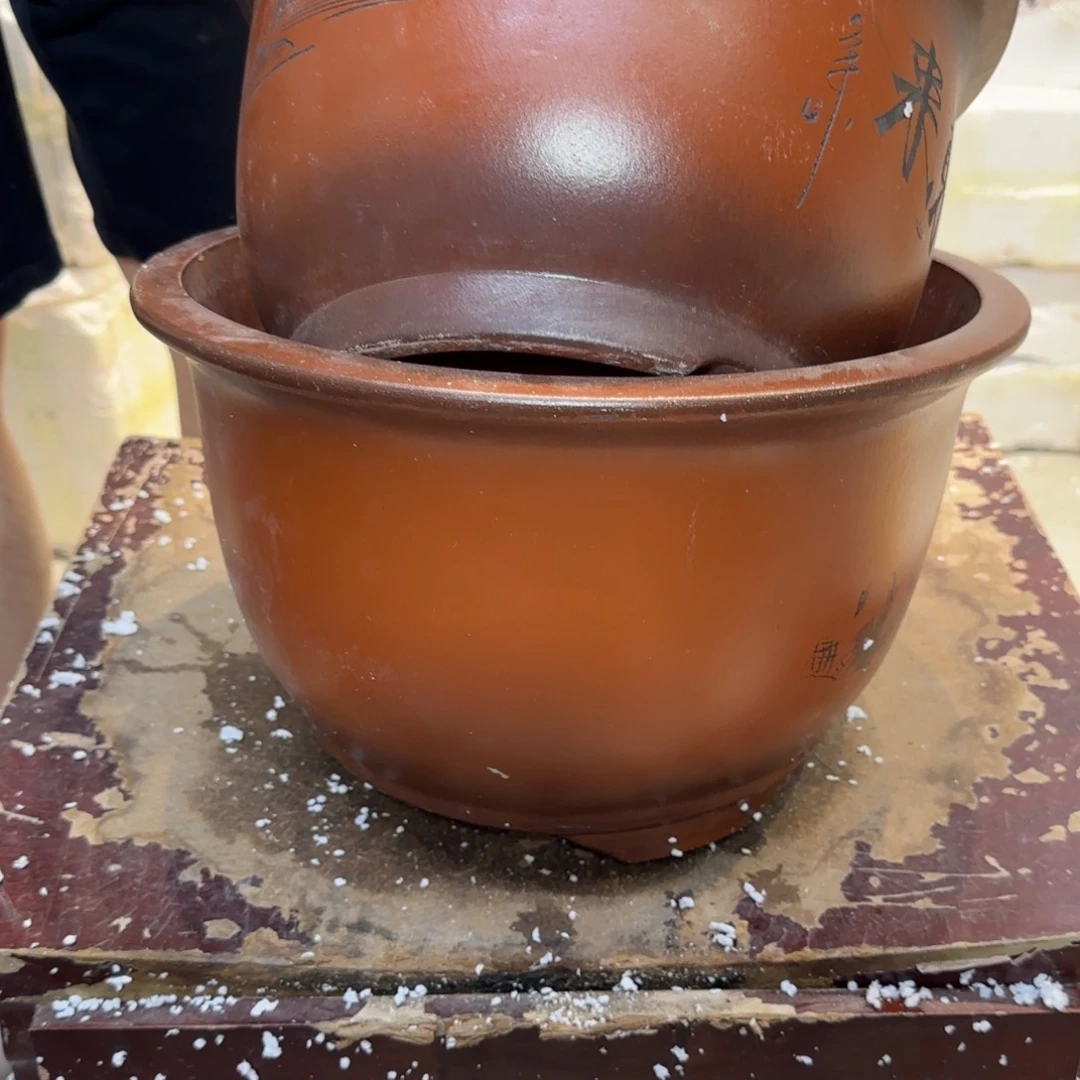 紫砂花盆口径26.16.23.13口径